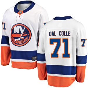 Men's Michael Dal Colle New York Islanders Breakaway Away Jersey - White