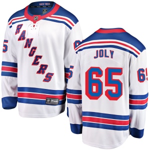 Men's Michael Joly New York Rangers Breakaway Away Jersey - White