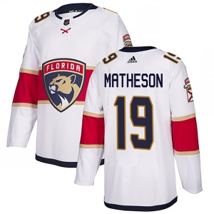 Men's Michael Matheson Florida Panthers Authentic Away Jersey - White