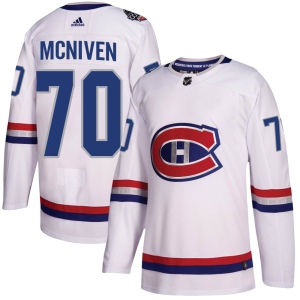 Men's Michael McNiven Montreal Canadiens Authentic 2017 100 Classic Jersey - White