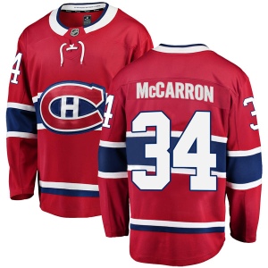 Men's Michael Mccarron Montreal Canadiens Michael McCarron Breakaway Home Jersey - Red