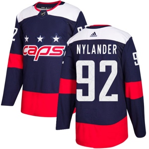 Men's Michael Nylander Washington Capitals Authentic 2018 Stadium Series Jersey - Navy Blue