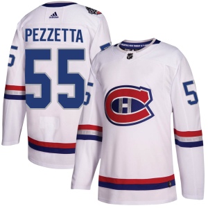 Men's Michael Pezzetta Montreal Canadiens Authentic 2017 100 Classic Jersey - White