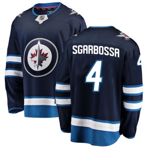 Men's Michael Sgarbossa Winnipeg Jets Breakaway Home Jersey - Blue