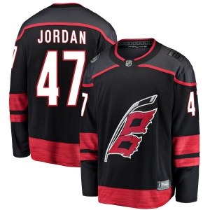 Men's Michal Jordan Carolina Hurricanes Breakaway Alternate Jersey - Black