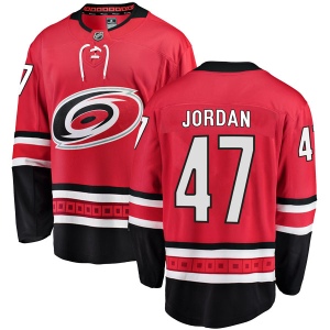 Men's Michal Jordan Carolina Hurricanes Breakaway Home Jersey - Red