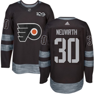 Men's Michal Neuvirth Philadelphia Flyers Authentic 1917-2017 100th Anniversary Jersey - Black