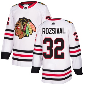 Men's Michal Rozsival Chicago Blackhawks Authentic Jersey - White