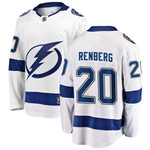 Men's Mikael Renberg Tampa Bay Lightning Breakaway Away Jersey - White