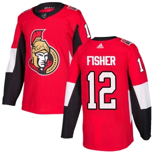 Men's Mike Fisher Ottawa Senators Authentic Home Jersey - Red