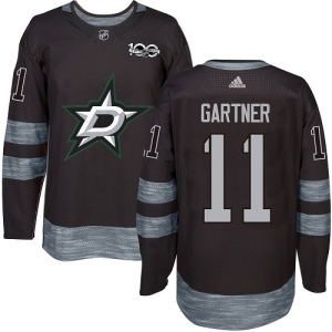 Men's Mike Gartner Dallas Stars Authentic 1917-2017 100th Anniversary Jersey - Black