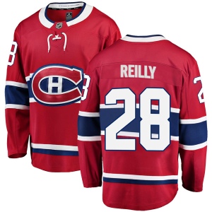 Men's Mike Reilly Montreal Canadiens Breakaway Home Jersey - Red