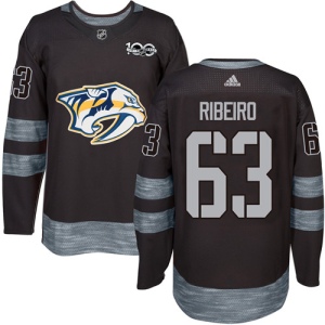 Men's Mike Ribeiro Nashville Predators Authentic 1917-2017 100th Anniversary Jersey - Black