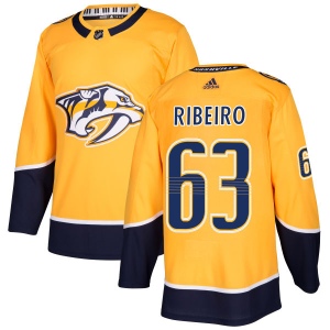 Men's Mike Ribeiro Nashville Predators Authentic Jersey - Gold