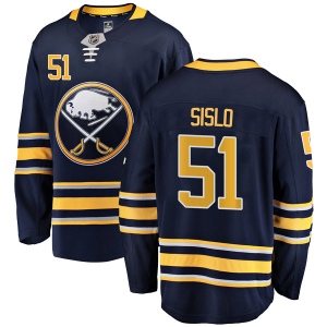 Men's Mike Sislo Buffalo Sabres Breakaway Home Jersey - Navy Blue