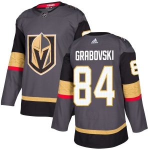 Men's Mikhail Grabovski Vegas Golden Knights Authentic Gray Jersey - Gold