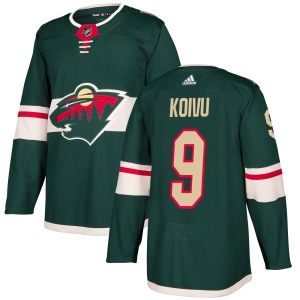 Men's Mikko Koivu Minnesota Wild Authentic Jersey - Green