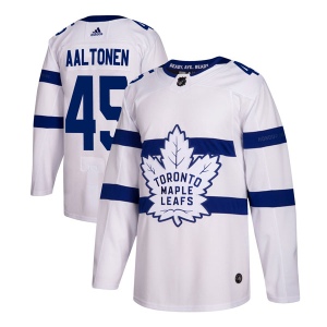 Men's Miro Aaltonen Toronto Maple Leafs Authentic 2018 Stadium Series Jersey - White