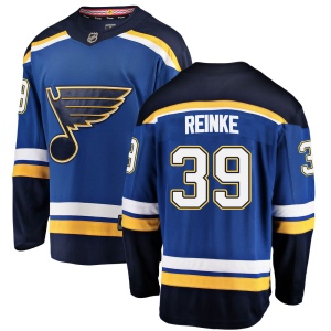 Men's Mitch Reinke St. Louis Blues Breakaway Home Jersey - Blue