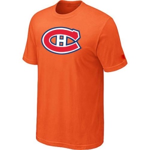 Men's Montreal Canadiens Big & Tall Logo T-Shirt - - Orange