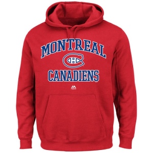 Men's Montreal Canadiens Heart & Soul Hoodie - - Red