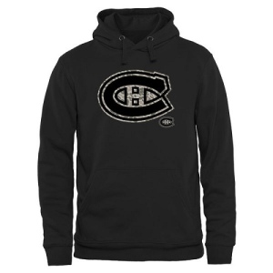 Men's Montreal Canadiens Rink Warrior Pullover Hoodie - Black