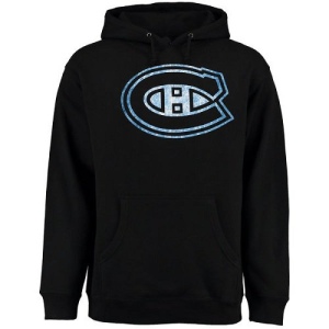 Men's Montreal Canadiens Stitch Em Up Lace Hoodie - - Navy