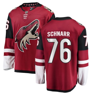 Men's Nate Schnarr Arizona Coyotes Authentic Home Jersey - Red