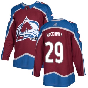 Men's Nathan MacKinnon Colorado Avalanche Authentic Burgundy Jersey