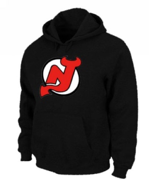 Men's New Jersey Devils Pullover Hoodie - - Black