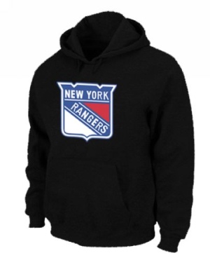 Men's New York Rangers Pullover Hoodie - - Black