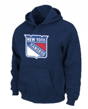 Men's New York Rangers Pullover Hoodie - - Navy