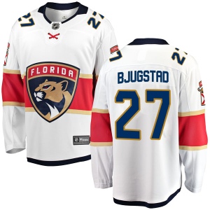 Men's Nick Bjugstad Florida Panthers Breakaway Away Jersey - White