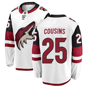 Men's Nick Cousins Arizona Coyotes Authentic Away Jersey - White