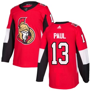 Men's Nick Paul Ottawa Senators Authentic Home Jersey - Red