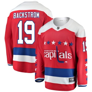 Men's Nicklas Backstrom Washington Capitals Breakaway Alternate Jersey - Red