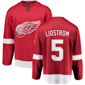 Men's Nicklas Lidstrom Detroit Red Wings Home Breakaway Jersey - Red