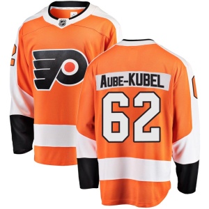 Men's Nicolas Aube-Kubel Philadelphia Flyers Breakaway Home Jersey - Orange