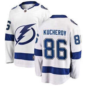 Men's Nikita Kucherov Tampa Bay Lightning Breakaway Away Jersey - White