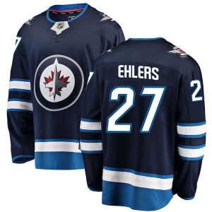 Men's Nikolaj Ehlers Winnipeg Jets Breakaway Home Jersey - Blue