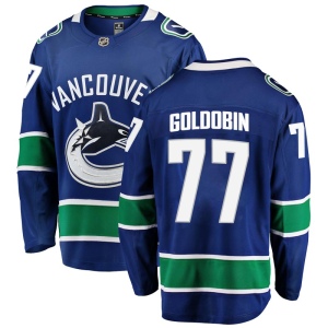 Men's Nikolay Goldobin Vancouver Canucks Breakaway Home Jersey - Blue