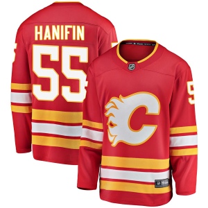 Men's Noah Hanifin Calgary Flames Breakaway Alternate Jersey - Red