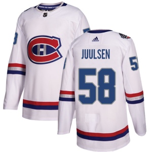 Men's Noah Juulsen Montreal Canadiens Authentic 2017 100 Classic Jersey - White