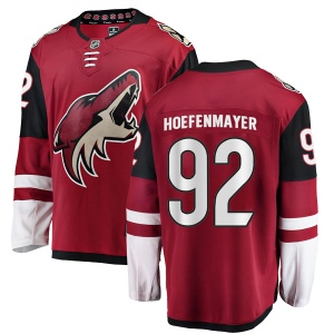 Men's Noel Hoefenmayer Arizona Coyotes Authentic Home Jersey - Red