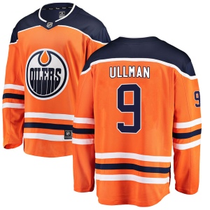 Men's Norm Ullman Edmonton Oilers Authentic r Home Breakaway Jersey - Orange