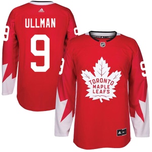 Men's Norm Ullman Toronto Maple Leafs Authentic Alternate Jersey - Red