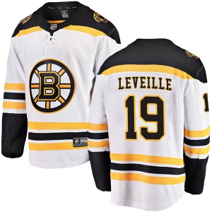 Men's Normand Leveille Boston Bruins Breakaway Away Jersey - White