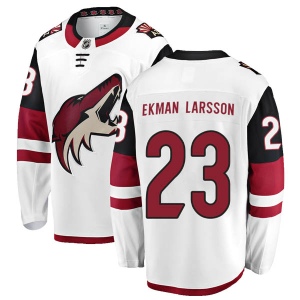 Men's Oliver Ekman-Larsson Arizona Coyotes Authentic Away Jersey - White