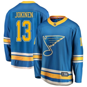 Men's Olli Jokinen St. Louis Blues Breakaway Alternate Jersey - Blue