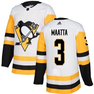 Men's Olli Maatta Pittsburgh Penguins Authentic Jersey - White